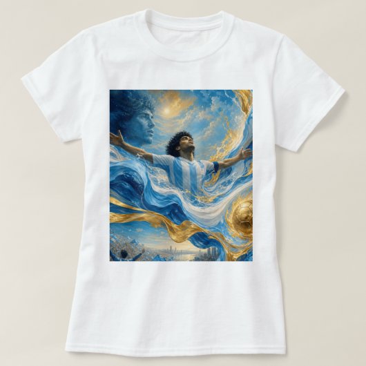 Hulde aan Diego Maradona T-shirt (Design voorkant)