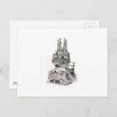 Hulde aan Gaudi. Briefkaart (Voorkant / Achterkant)