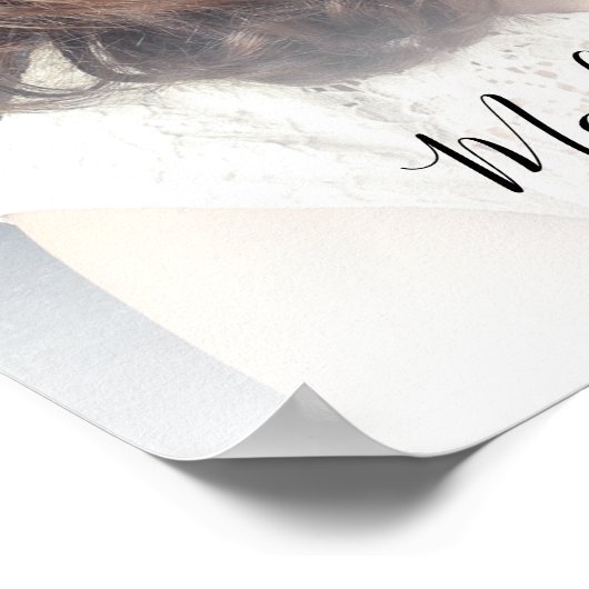 Hulde aan het Leven Foto Herdenking van het Leven  Poster (Hoek)