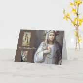 Hulde aan het roos van Lima Card Kaart (Gele Bloem)