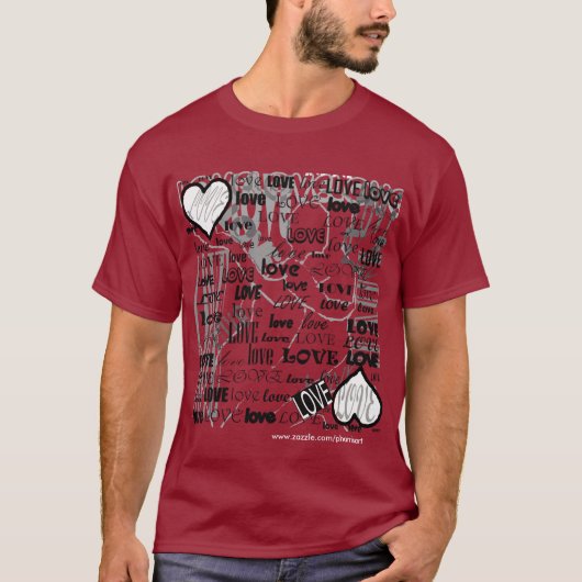 Hulde aan Love T-Shirt - Gepersonaliseerd (Voorkant)