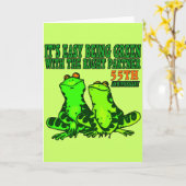 Huldeblijken 55-jarig Huwelijk Kaart (Gele Bloem)