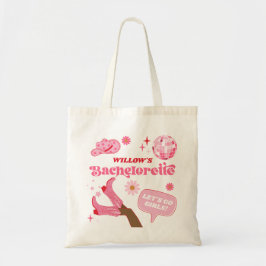 Huldegeschenk voor Laatste Disco Rodeo Bachelorett Tote Bag