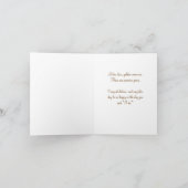 Huldekaart met Gouden Herinneringen Roos voor jubi Kaart (Binnen)