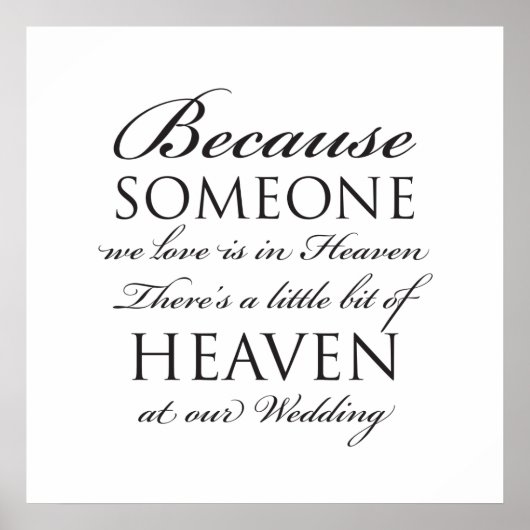 Huldeprint Herinnering Trouwsign Poster (Voorkant)