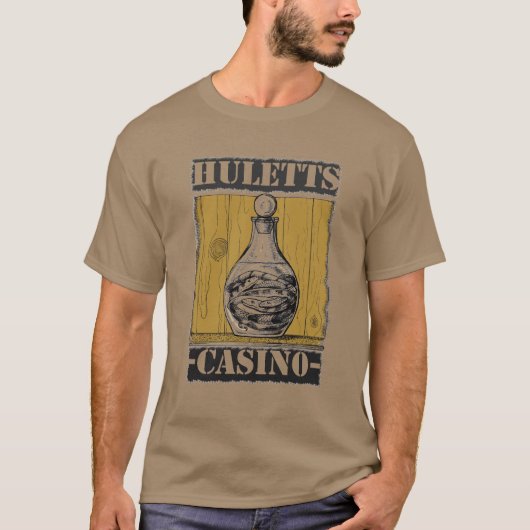 Huletts Casino - Drink de slangensap NIET! T-shirt (Voorkant)