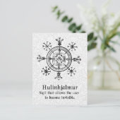 Hulinhjalmur IJslands magisch bord Briefkaart (Staand voorkant)