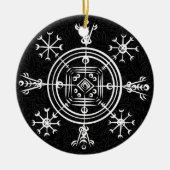 Hulinhjálmur – Noors teken van onzichtbaarheid Keramisch Ornament (Voorkant)