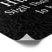 Hulinhjálmur – Noors teken van onzichtbaarheid Poster (Hoek)