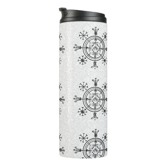 Hulinhjálmur – Noors teken van onzichtbaarheid Thermosbeker (Geroteerd rechts)