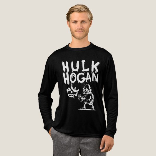 Hulk Hogan  Tri-Blend Shirt (Voorkant)