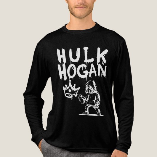 Hulk Hogan  Tri-Blend Shirt (Voorkant volledig)