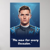 Hülkenberg Quote Poster (Voorkant)