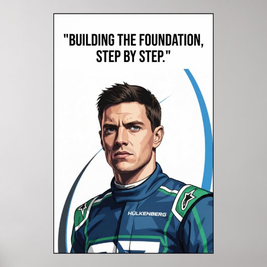 Hülkenberg Quote Poster (Voorkant)