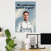 Hülkenberg Quote Poster (Thuiskantoor)