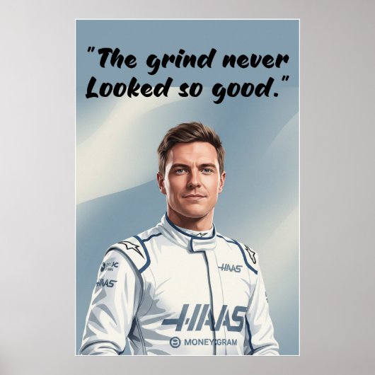 Hülkenberg Quote Poster (Voorkant)