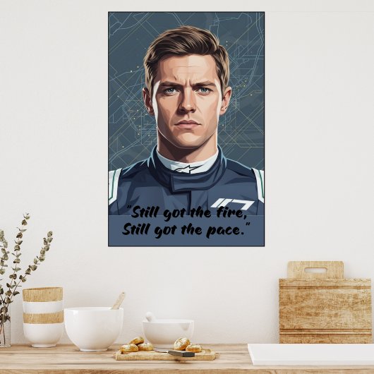 Hülkenberg Quote Poster (Keuken)