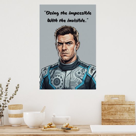 Hülkenberg Quote Poster – Doing the Impossible (Keuken)