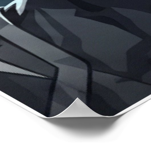 Hülkenberg Quote Poster – Hard Work Creates Luck (Hoek)