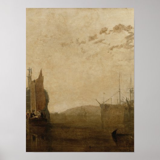 Hulks op de Tamar, c.1812 Poster (Voorkant)