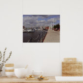 Hull City Marina Poster Print (Keuken)