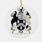 Hull Family Crest Keramisch Ornament (Voorkant)