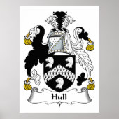 Hull Family Crest Poster (Voorkant)