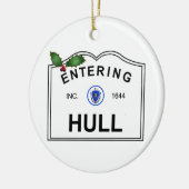 Hull MA Keramisch Ornament (Links)