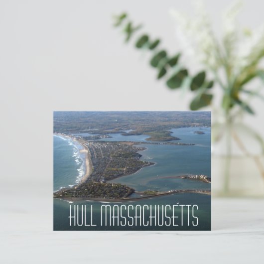 Hull Massachusetts Briefkaart (Staand voorkant)
