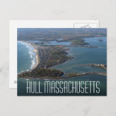 Hull Massachusetts Briefkaart (Voorkant / Achterkant)