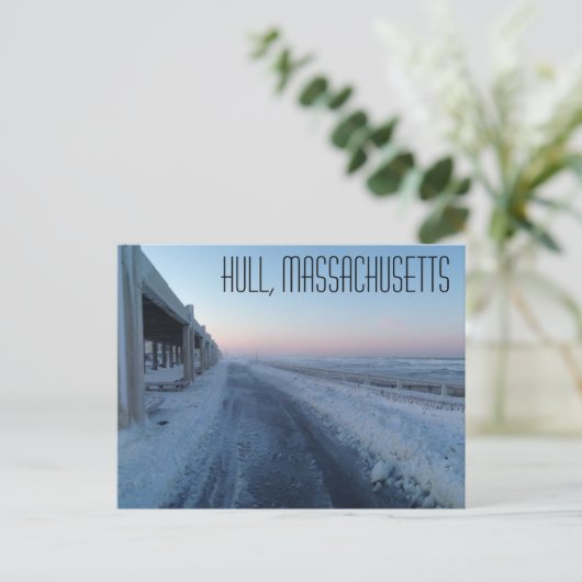 Hull Massachusetts Briefkaart (Staand voorkant)