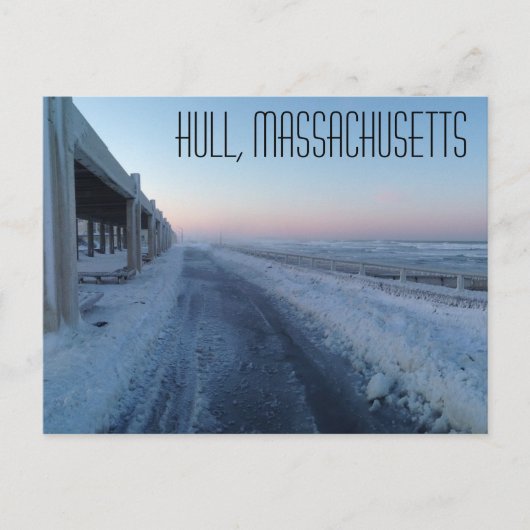 Hull Massachusetts Briefkaart (Voorkant)