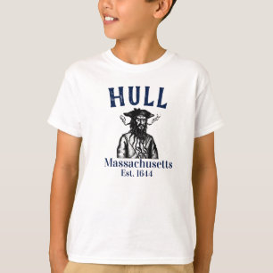 Hull "piraten" Massachusetts piraat, jongen T-shirt