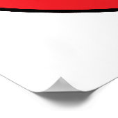 Hull Polish Rond Canadees blad Poster (Hoek)