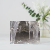 Hull Quebec Gritty Ice Caves Briefkaart (Staand voorkant)