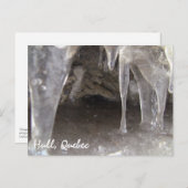 Hull Quebec Gritty Ice Caves Briefkaart (Voorkant / Achterkant)