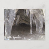 Hull Quebec Gritty Ice Caves Briefkaart (Voorkant)