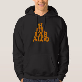 Hullabaloo In A Pile Of Letters Worn Effect Hoodie