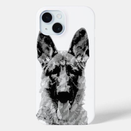 Hülle mit Deutschem Schäferhund Motiv Case-Mate iPhone Case (Achterkant)