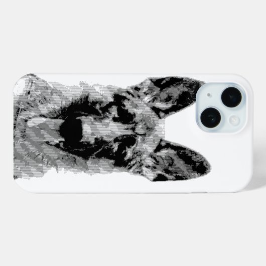 Hülle mit Deutschem Schäferhund Motiv Case-Mate iPhone Case (Achterkant (horizontaal))