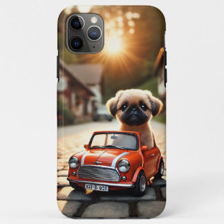 Hülle mit Mops und Mini Morris Case-Mate iPhone Case
