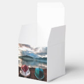 Hullen van boten en marmarineswinterseascape bedankdoosjes (Geopend)