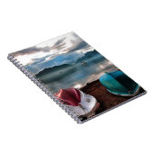 Hullen van boten en marmarineswinterseascape notitieboek (Rechterzijde)