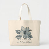 Hulopo'e Beach Club Beach Bag Grote Tote Bag (Voorkant)