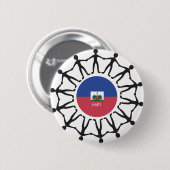 Hulp aan Haïti Ronde Button 5,7 Cm (Voorkant /achterkant)