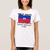hulp aan haïti t-shirt (Voorkant)