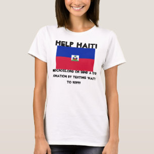 hulp aan haïti t-shirt