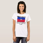hulp aan haïti t-shirt (Voorkant volledig)