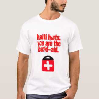 Hulp aan het T-shirt van de Haïtiaanse Mannen (win