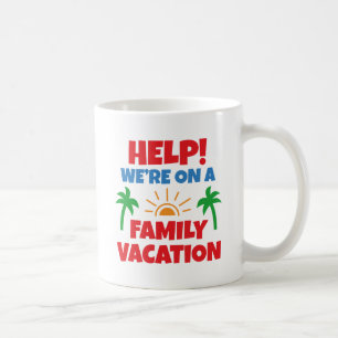 Hulp bij familievakking koffiemok